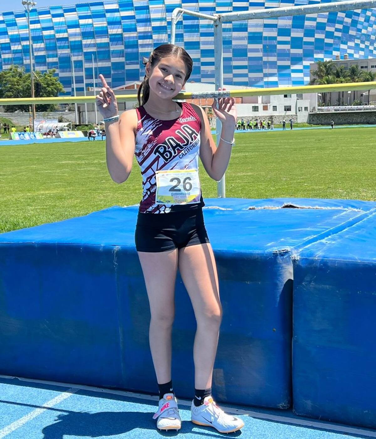 Renata Romero se coronó en salto de altura.