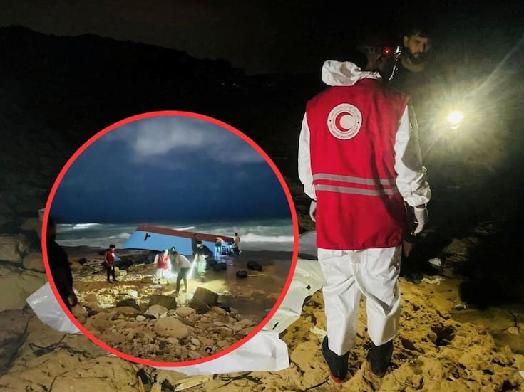 Rescatan a siete migrantes frente a las costas de Libia tras nuevo naufragio de embarcación; se presumen 42 fallecidos
