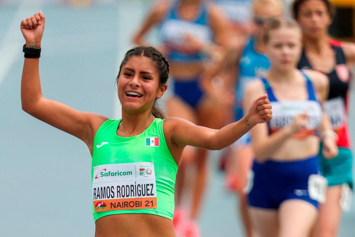 Mexicana Sofía Ramos gana medalla de oro en Mundial de Atletismo Sub 20