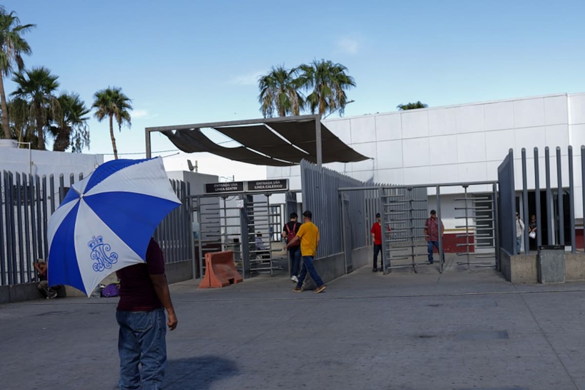 Poco tiempo de espera para cruzar a Calexico; 10 minutos en garita Zona Centro