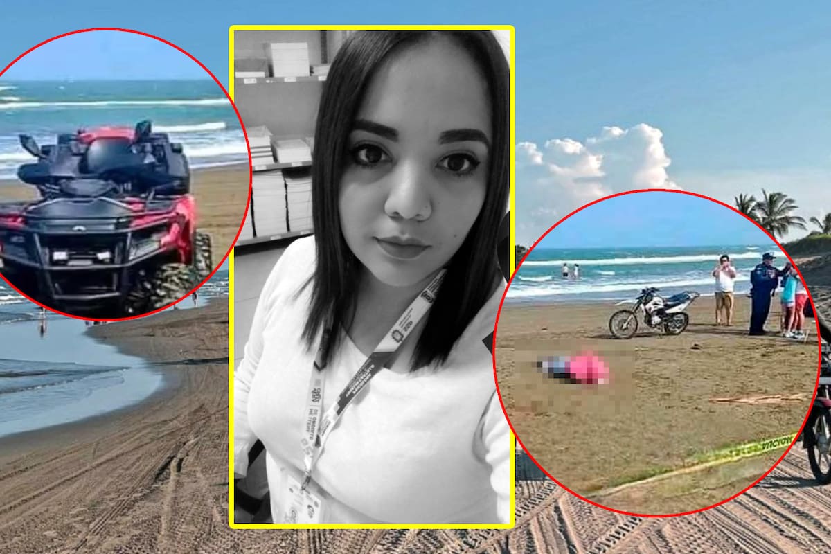Adolescente atropella con cuatrimoto a mujer tomando el sol en playa de Veracruz