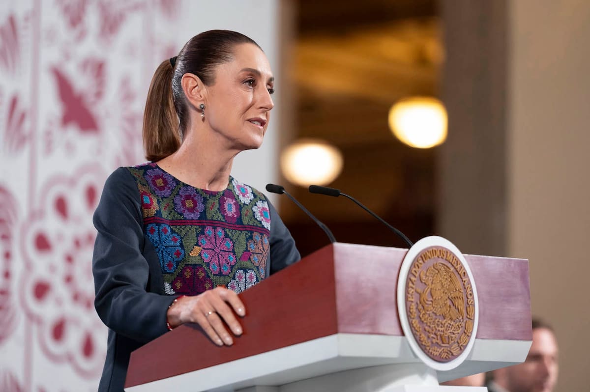 La presidenta Claudia Sheinbaum Pardo en su 'Conferencia del Pueblo' del 11 de septiembre del 2025. | Crédito: Presidencia