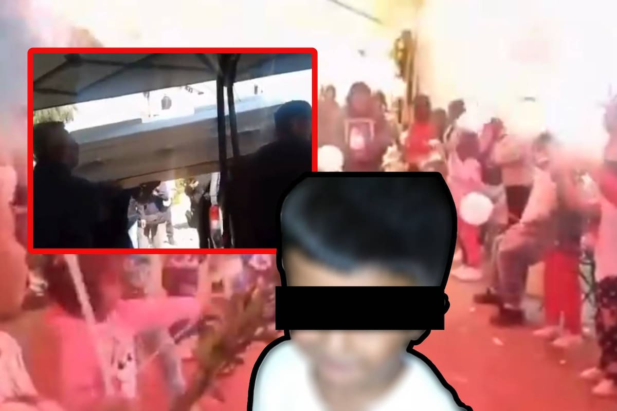 Entre globos blancos y aplausos despiden a Fernandito, niño a quien le arrebataron la vida en Edomex por una deuda de 1000 pesos