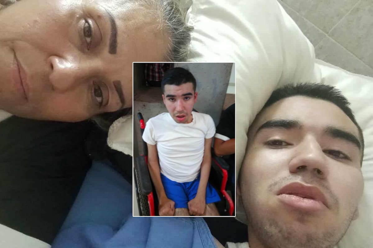 Rosa necesita apoyo para viajar y que sus hijos con distrofia muscular reciban terapia
