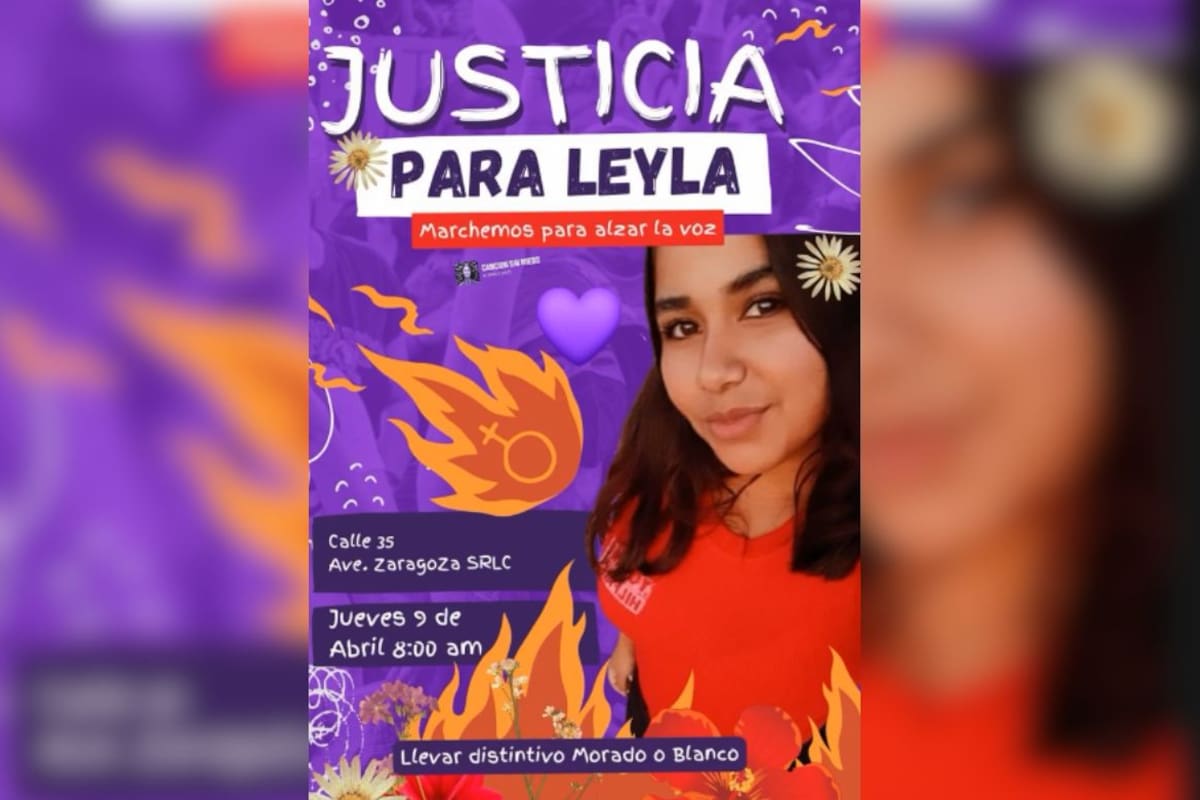 Convocan a marcha en SLRC por caso Leyla Monserrat; exigen justicia tras sentencias