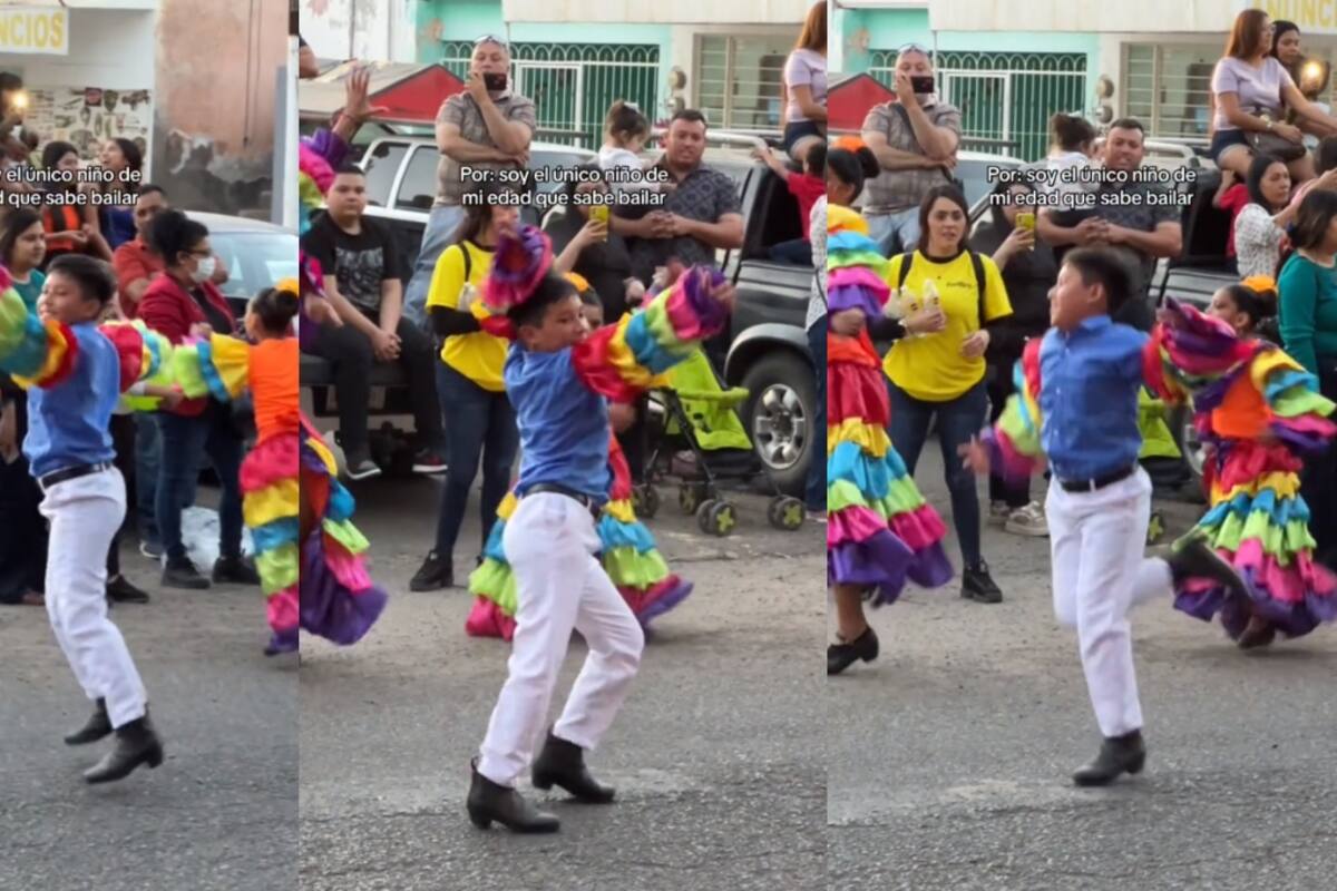 VÍDEO: niño deja a todos con la boca abierta con su destacada habilidad en la danza en pleno desfile