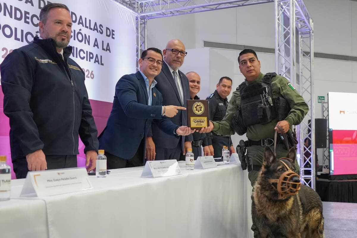 Reconocen a 239 policías municipales de Tijuana por años de servicio, valor y desempeño