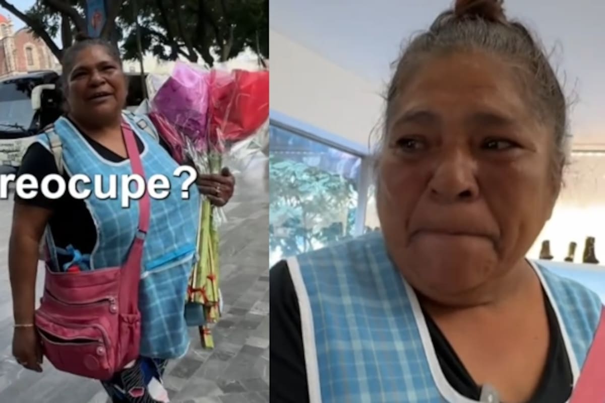Disculpe, ¿hay algo que le preocupe?“: influencer trata de aligerar las preocupaciones de una señora de bajos recursos y se vuelve viral