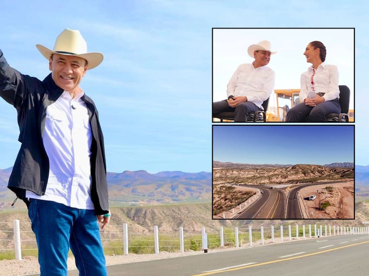 Inauguran Sheinbaum y Durazo la carretera de Bavispe