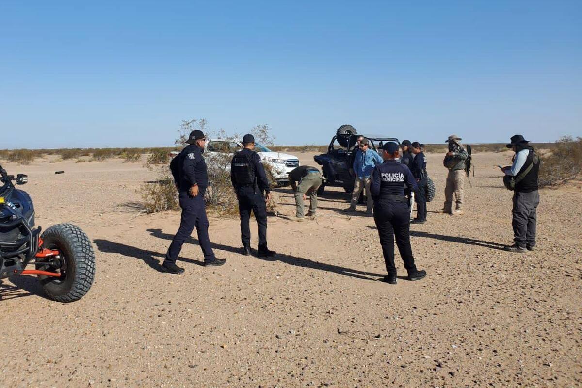 Realizan operativo de búsqueda y se localizan restos humanos en el valle de Mexicali