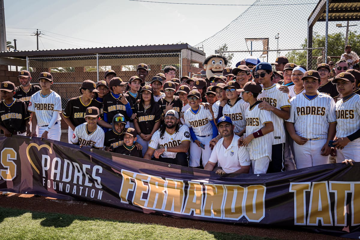 Fernando Tatis Jr tiene un campo a su nombre en la Liga Municipal de Tijuana Foto: Leonardo González