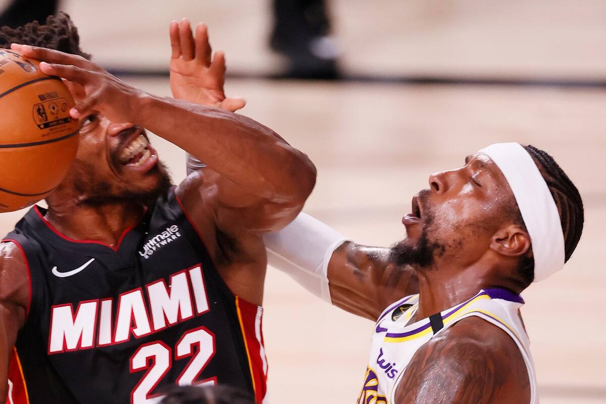 Juegazo de Jimmy Butler y el Heat derrota a los Lakers en las Finales de la NBA