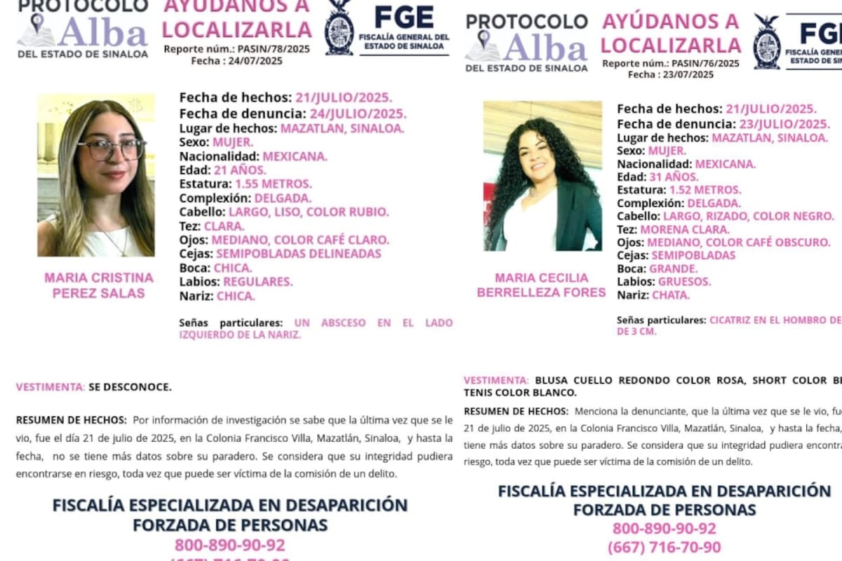 Desaparece joven mexicalense en Mazatlán Sinaloa