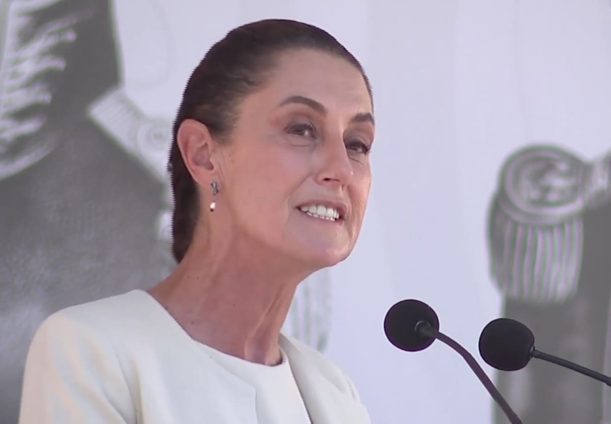 Claudia Sheinbaum visitó Veracruz este domingo 23 de noviembre. | Captura de pantalla