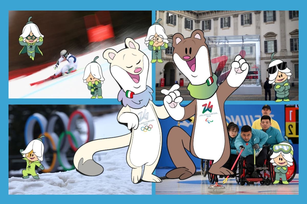 ¿Qué animal representan las mascotas de los Juegos Olímpicos y Paralímpicos de Invierno Milano-Cortina 2026? Esta es la historia de Tina y Milo
