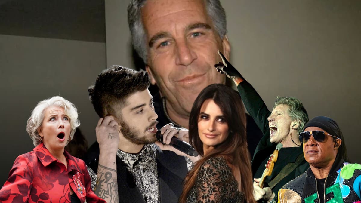 Zayn Malik, Emma Thompson, Penélope Cruz, Stevie Wonder y Roger Waters figuran en correo electrónico de 2014 en archivos de Jeffrey Epstein