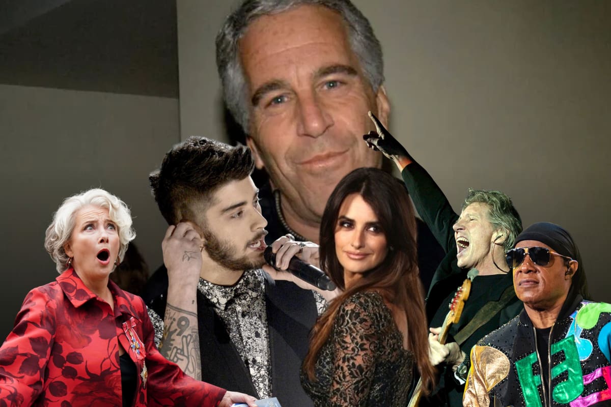Zayn Malik, Emma Thompson, Penélope Cruz, Stevie Wonder y Roger Waters figuran en correo electrónico de 2014 en archivos de Jeffrey Epstein