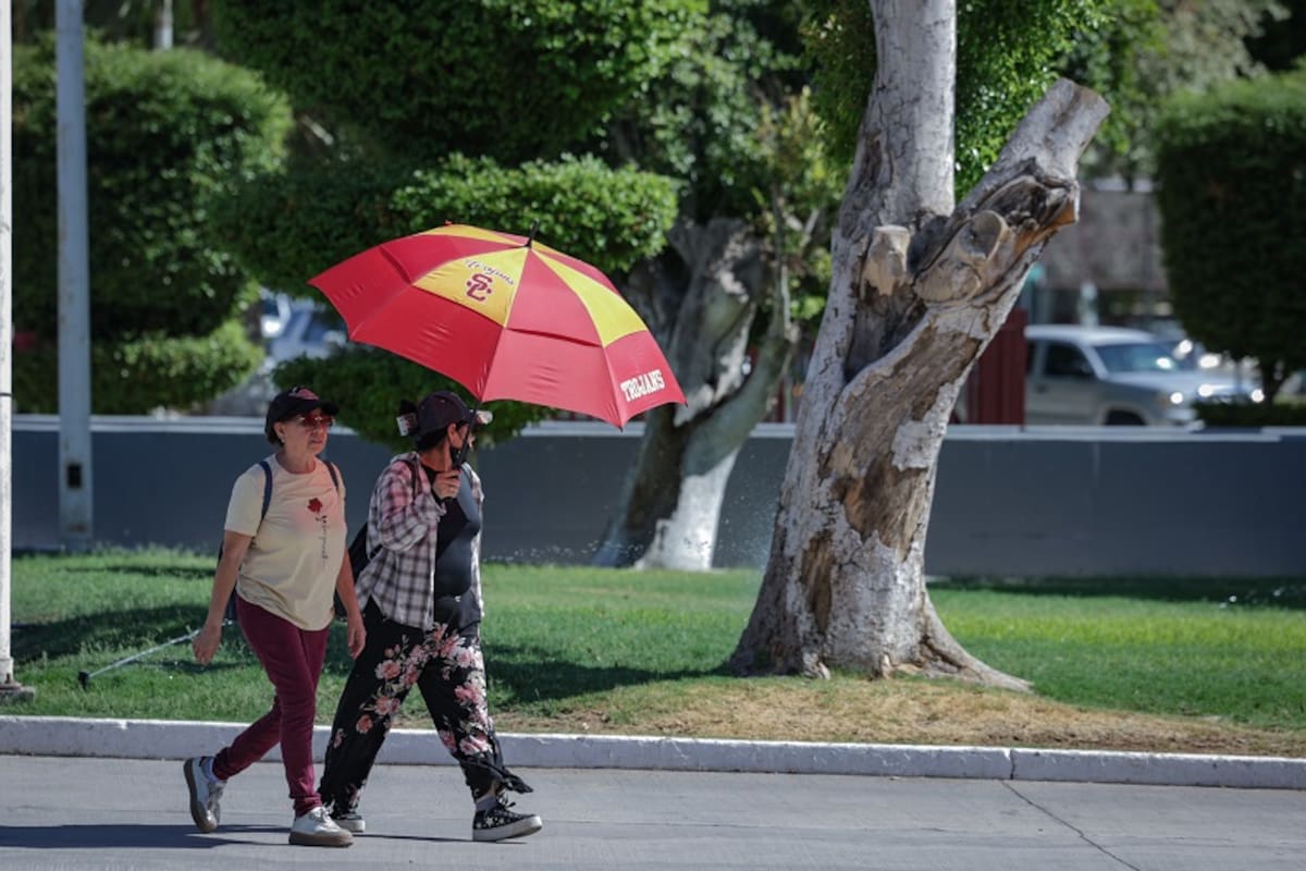 Día despejado en Mexicali con máximas de 36 grados