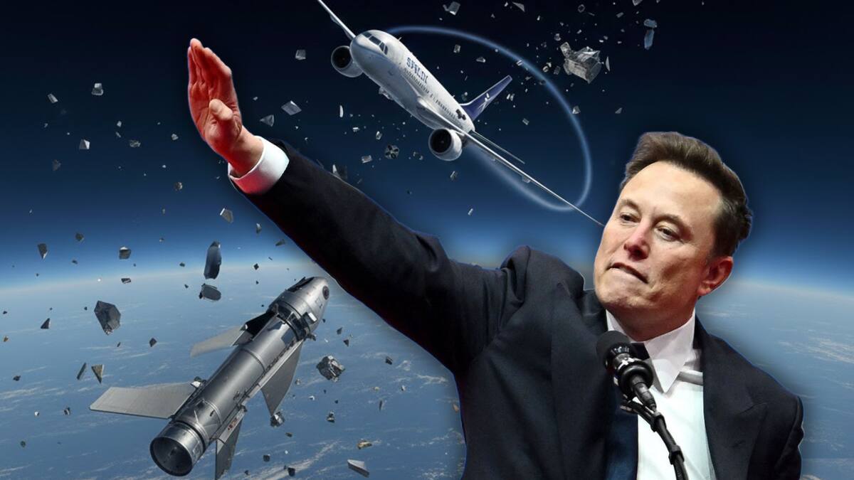 La basura espacial generada por explosiones de cohetes de SpaceX activó una alerta de Estados Unidos a aerolíneas, tras un fallo en vuelo que dejó fragmentos cerca de dos aviones comerciales y un jet privado