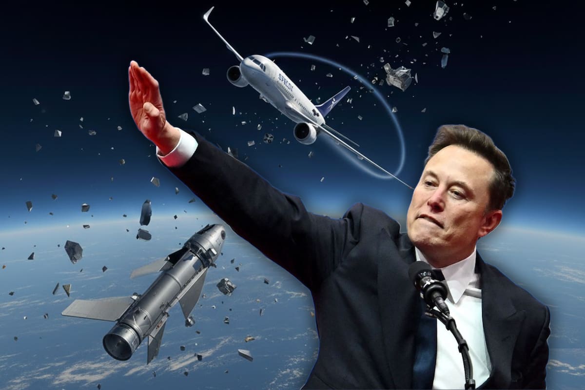 La basura espacial generada por explosiones de cohetes de SpaceX activó una alerta de Estados Unidos a aerolíneas, tras un fallo en vuelo que dejó fragmentos cerca de dos aviones comerciales y un jet privado