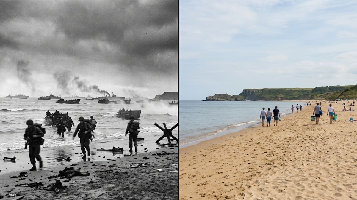 La playa de Omaha hoy: un pacífico destino turístico que, bajo el microscopio, aún resguarda las huellas metálicas y el fuego de la batalla que cambió la historia en 1944. (Foto: Archivo Ilustrativo)