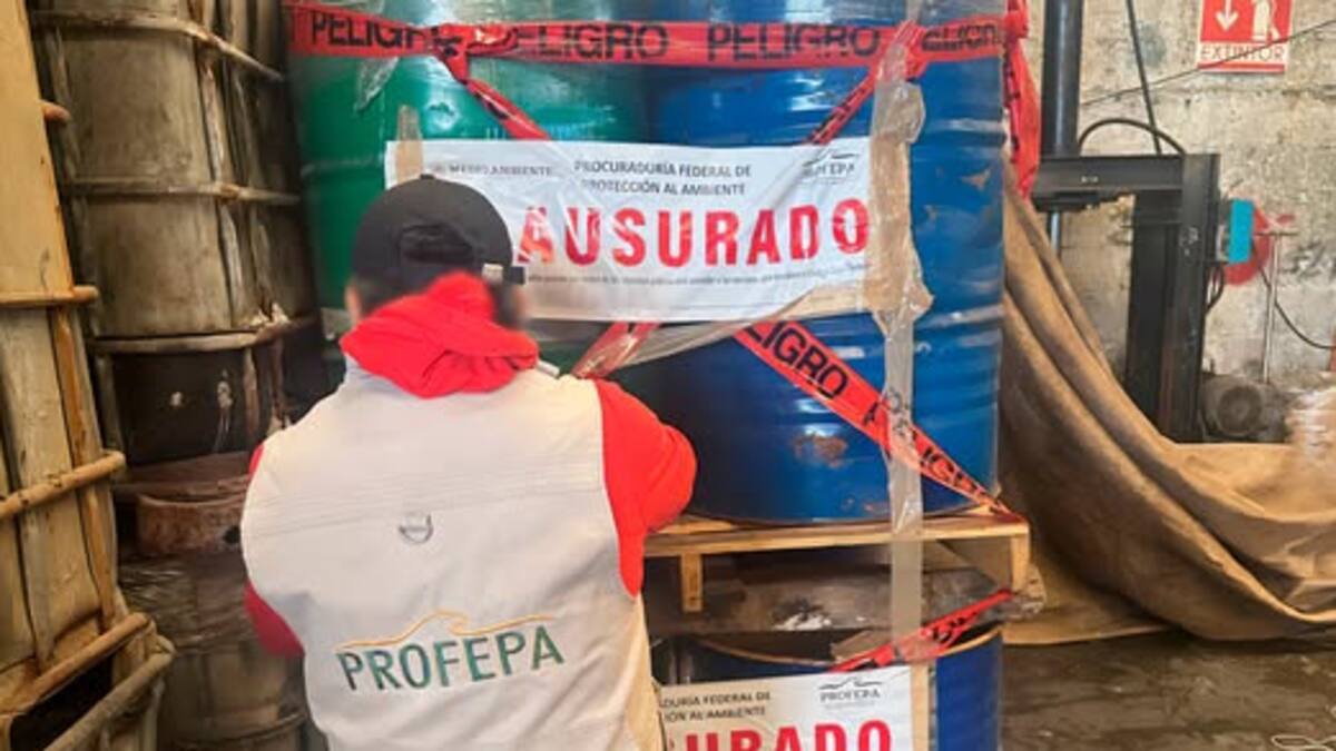 Empresa en Edomex tenía más de una tonelada de residuos tóxicos sin mover: Profepa levanta clausura