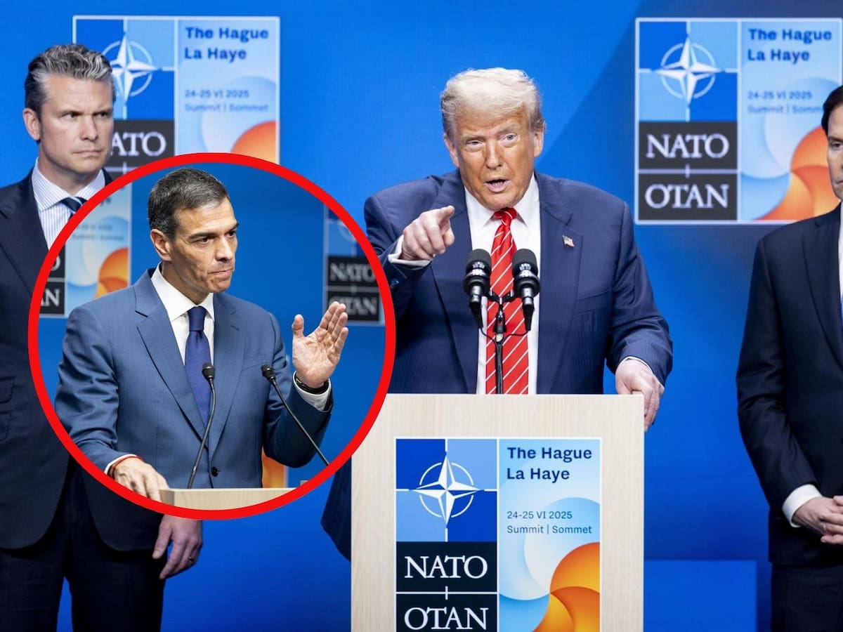 ARCHIVO. Trump amenaza con hacer a España “pagar el doble” por no cumplir gasto en defensa de la OTAN. | Crédito: EFE