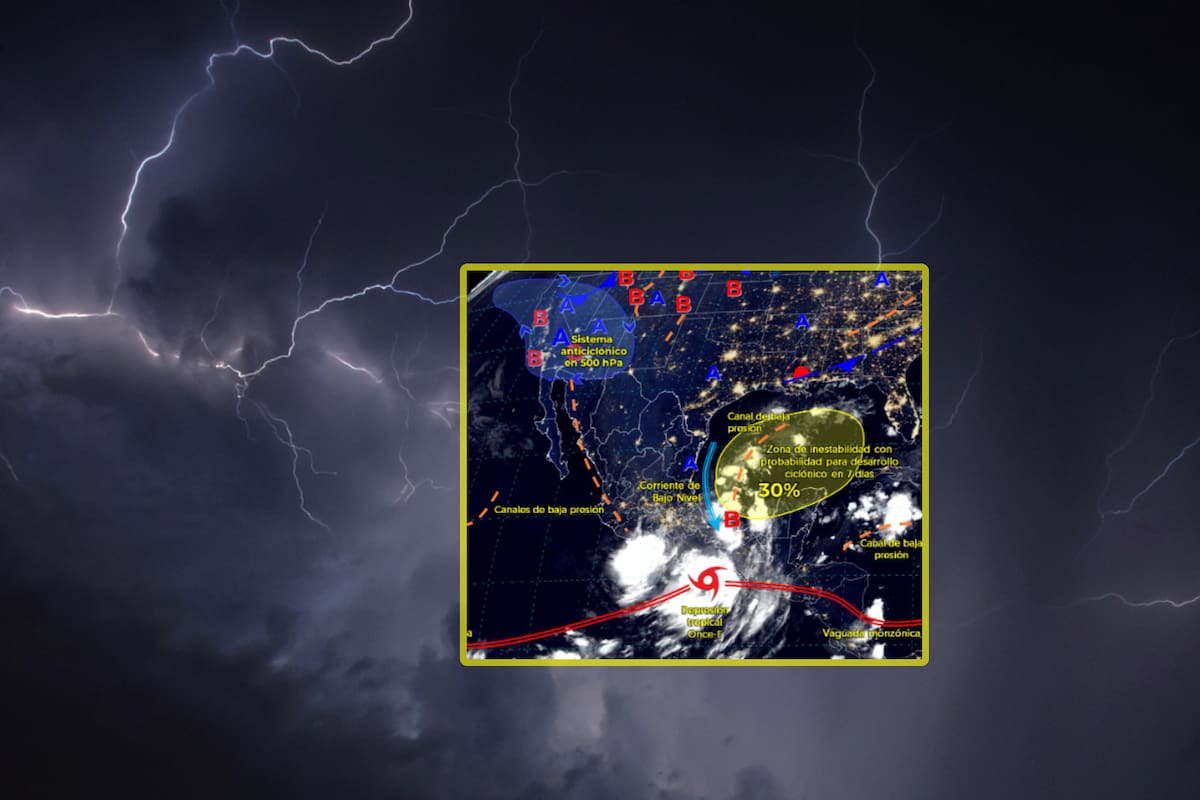 Lluvias torrenciales y temperaturas extremas afectarían estas zonas de México este jueves 3 de octubre