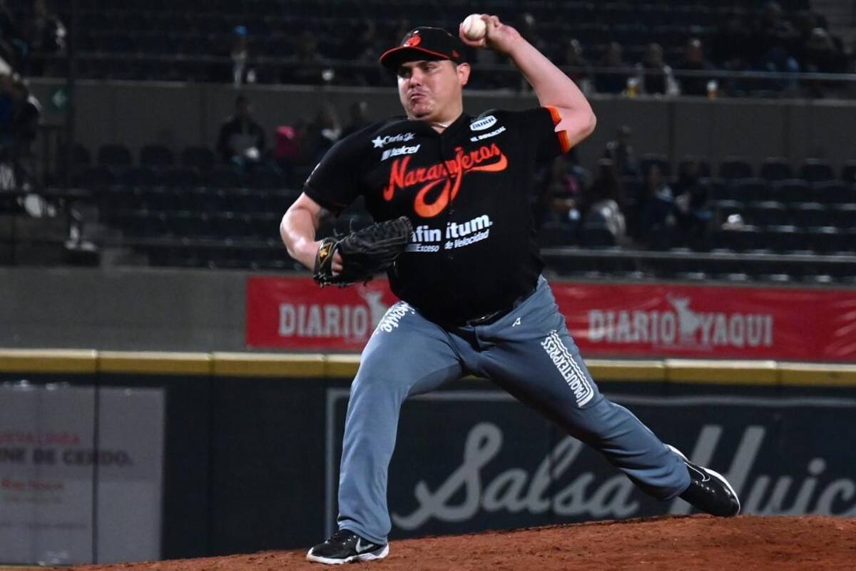 Juan Pablo Oramas brilla en la blanqueada de Naranjeros sobre Yaquis