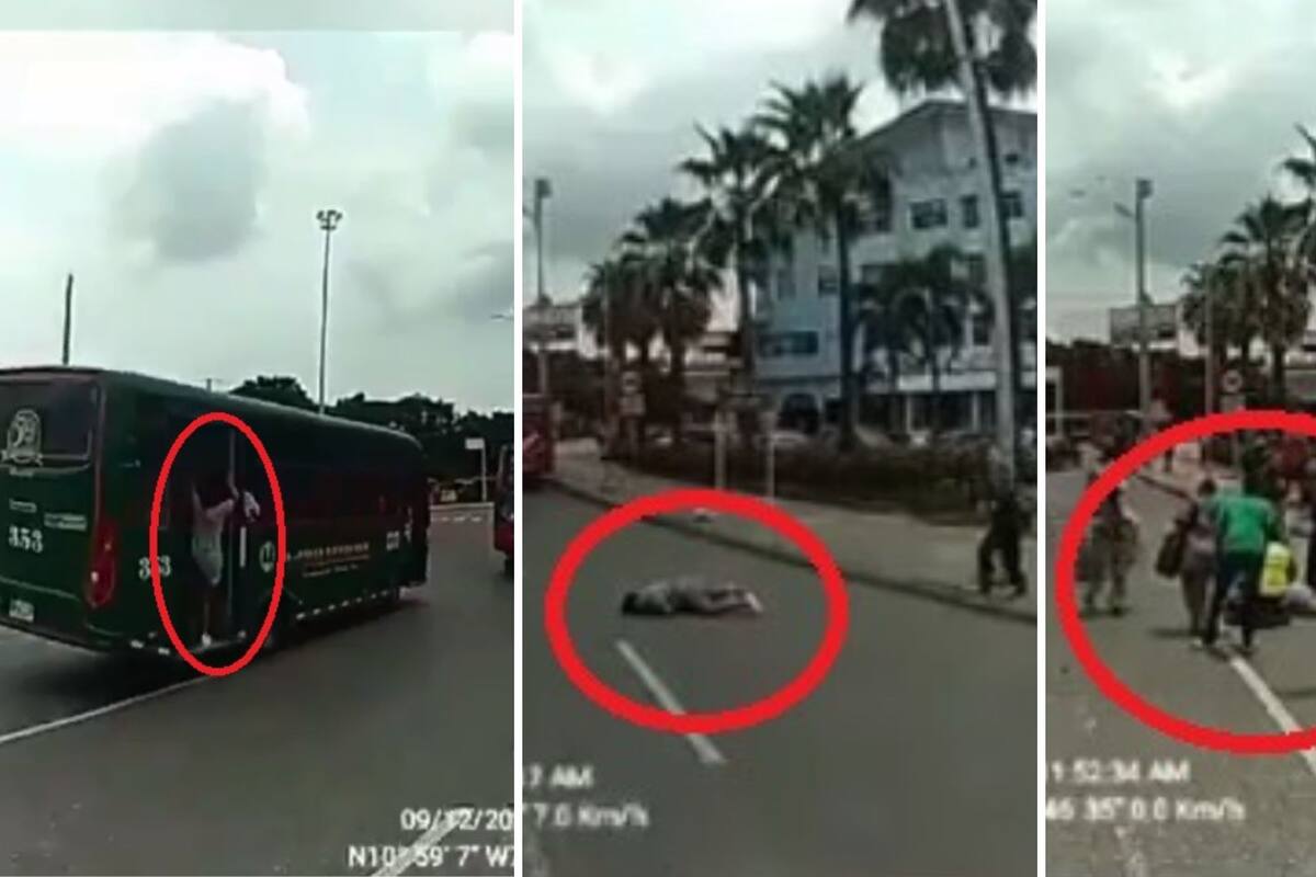 Video: Mujer pierde a su bebé tras caer accidentalmente desde un autobús en movimiento