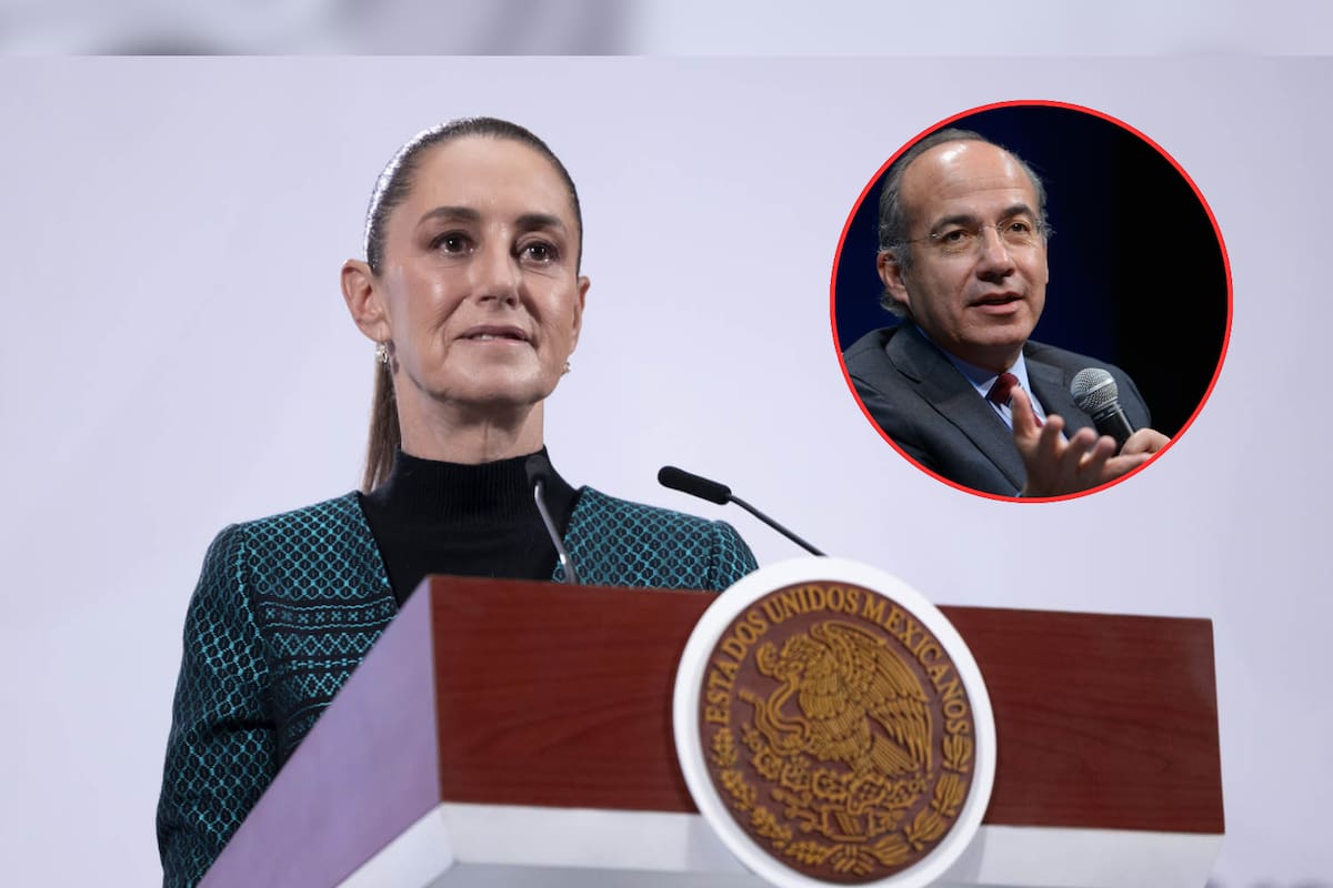 Sheinbaum arremete contra Calderón: “Entonces gobernaba un espurio”