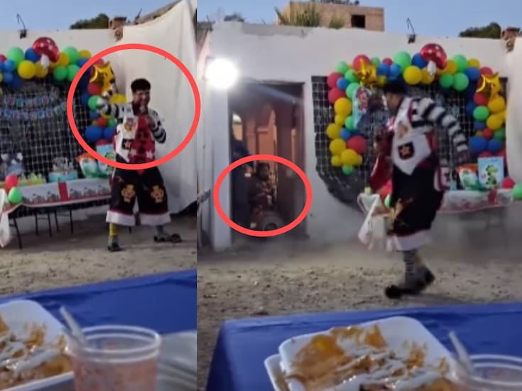 “Lo peor es que de fondo tenían ‘Corre, Pocoyó’.”: payaso amenizaba un cumpleaños cuando un niño tiró un tanque de gas y provocó que todos salieran corriendo