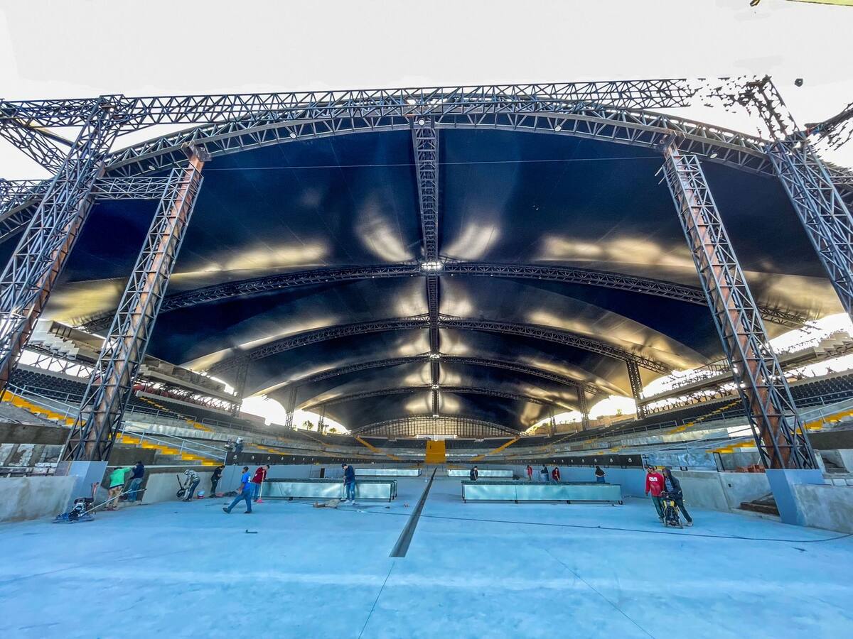 La Arena tiene una capacidad para 10 mil personas y todos los asientos son numerados.