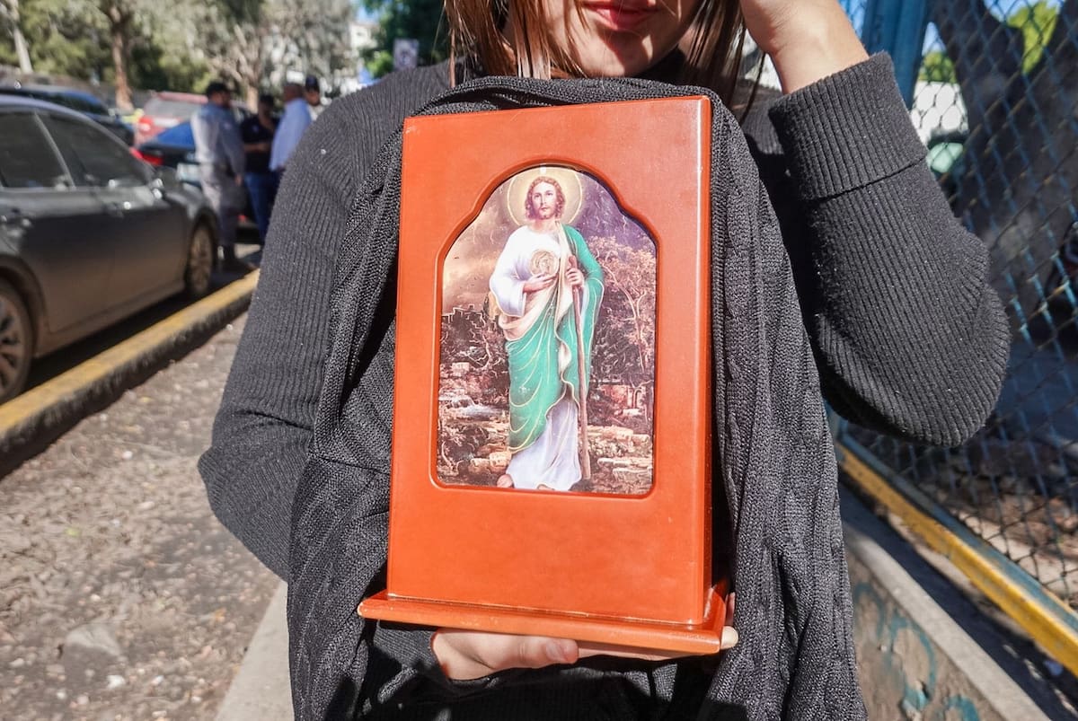 La menor de 12 años fue ingresada al Hospital General de Tijuana por malestares físicos después de la emergencia en la que su padre perdió la vida; su madre solicitó apoyo psicológico y traslado a otro hospital. Foto: Border Zoom