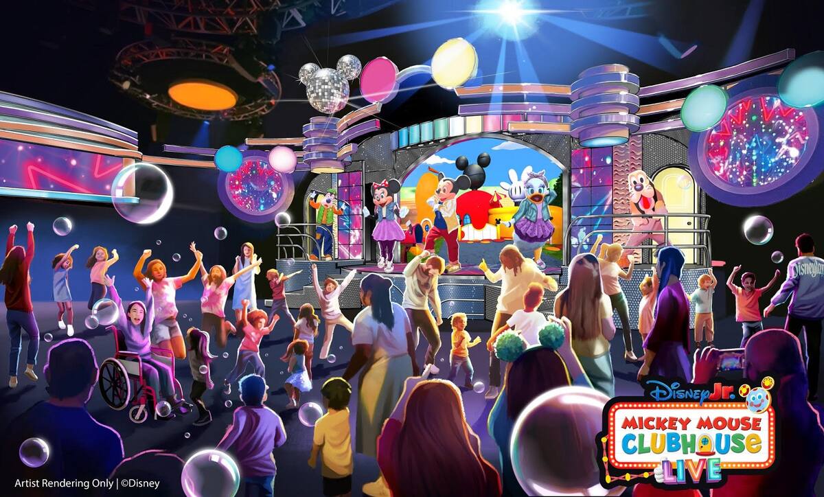 El nuevo “Disney Jr. Mickey Mouse Clubhouse Live” debutará en el Disney Theatre del parque Disney California Adventure el 16 de mayo, con la participación de queridos personajes y animadas canciones.