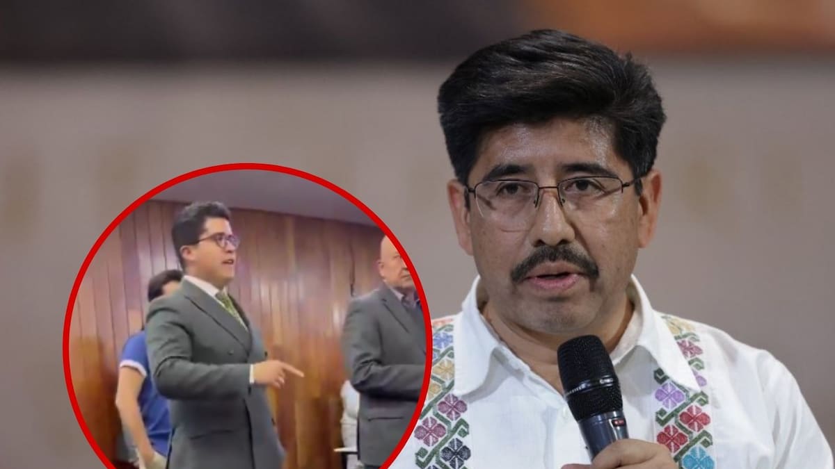 Estudiante de la UNAM confronta a Hugo Aguilar por “acordeones” en elección judicial: “Todos vimos la ‘supermayoría’ que se le regaló al partido en el poder”