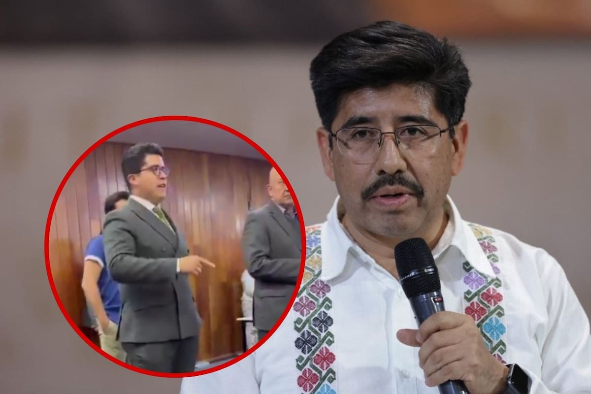 Estudiante de la UNAM confronta a Hugo Aguilar por “acordeones” en elección judicial: “Todos vimos la ‘supermayoría’ que se le regaló al partido en el poder”