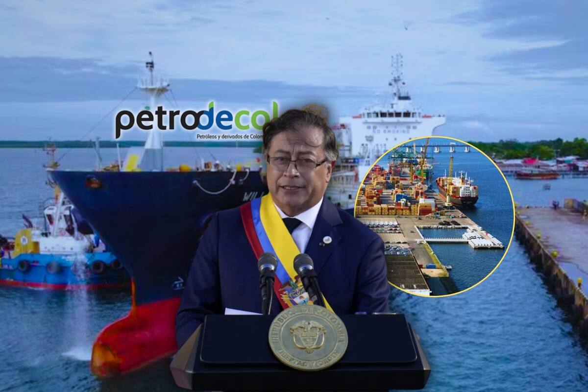 Llega megabuque Willard de EEUU con un millón de galones de combustible por primera vez al puerto de Tumaco, Colombia; Petro proyecta avances y una futura plataforma de exportación