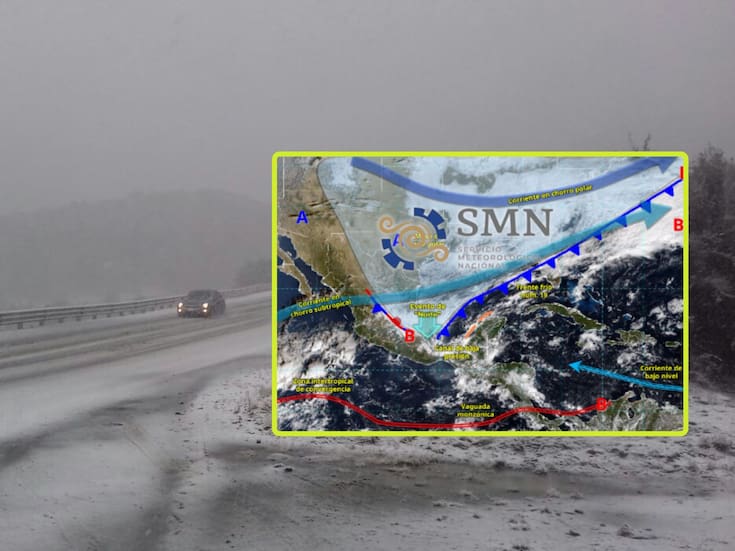 Frente frío 19 estacionario ‘enfriará’ estas ciudades miércoles y jueves; habrá chubascos, heladas y viento del norte con rachas de hasta 70 km/h