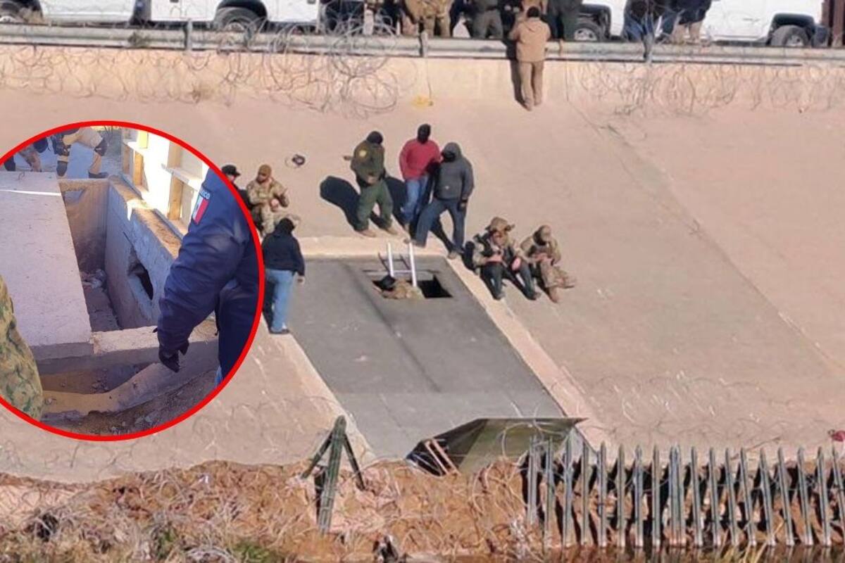 Así cerraron el túnel secreto que conectaba México y EU