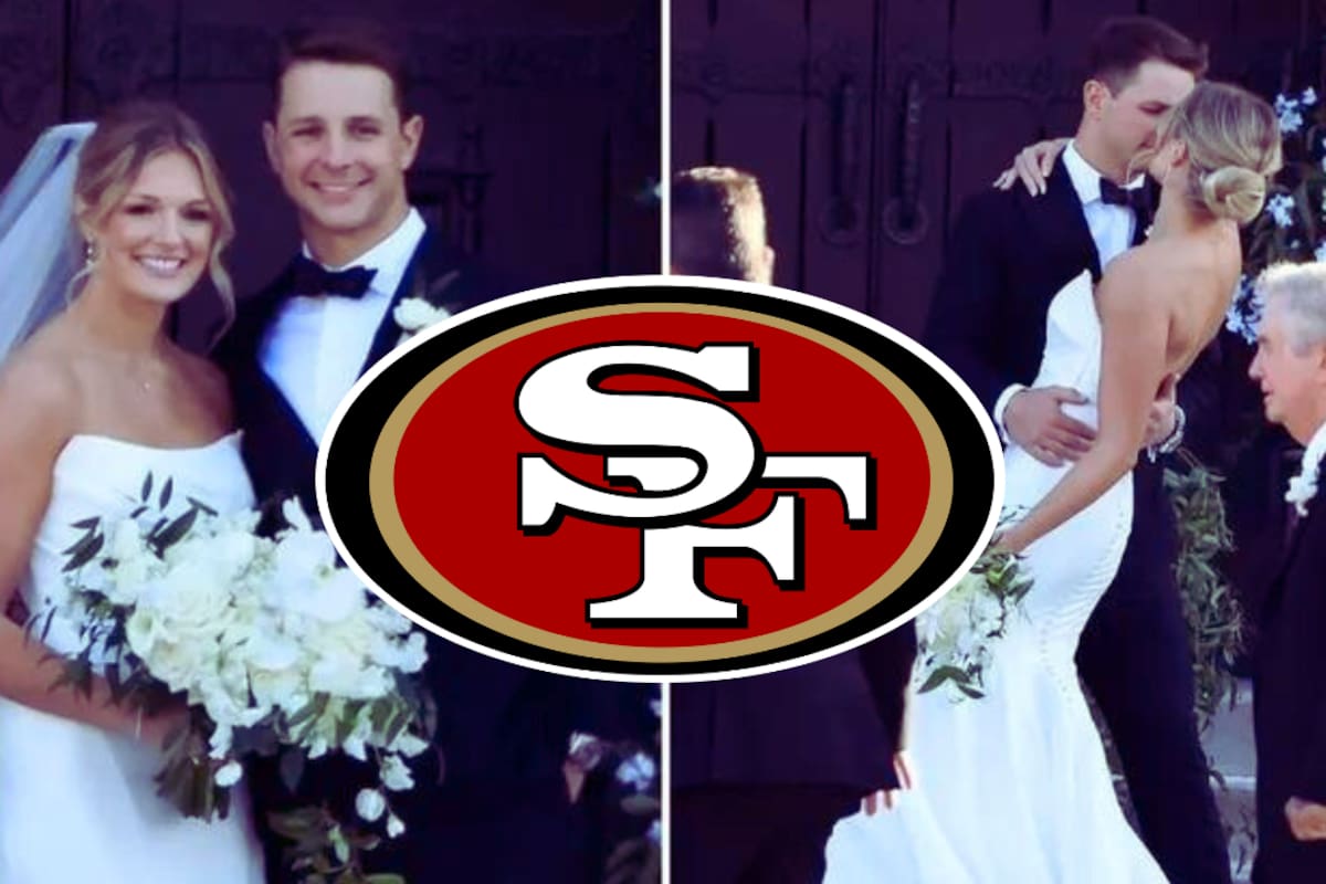 NFL: ¡Se cumple el sueño! Brock Purdy se casa con su novia de la universidad Jenna Brandt