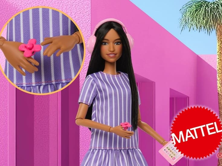Mattel presenta su primera Barbie Autista dentro de la línea Fashionistas; la muñeca incluye audífonos, un fidget spinner rosa y características exclusivas del modelo