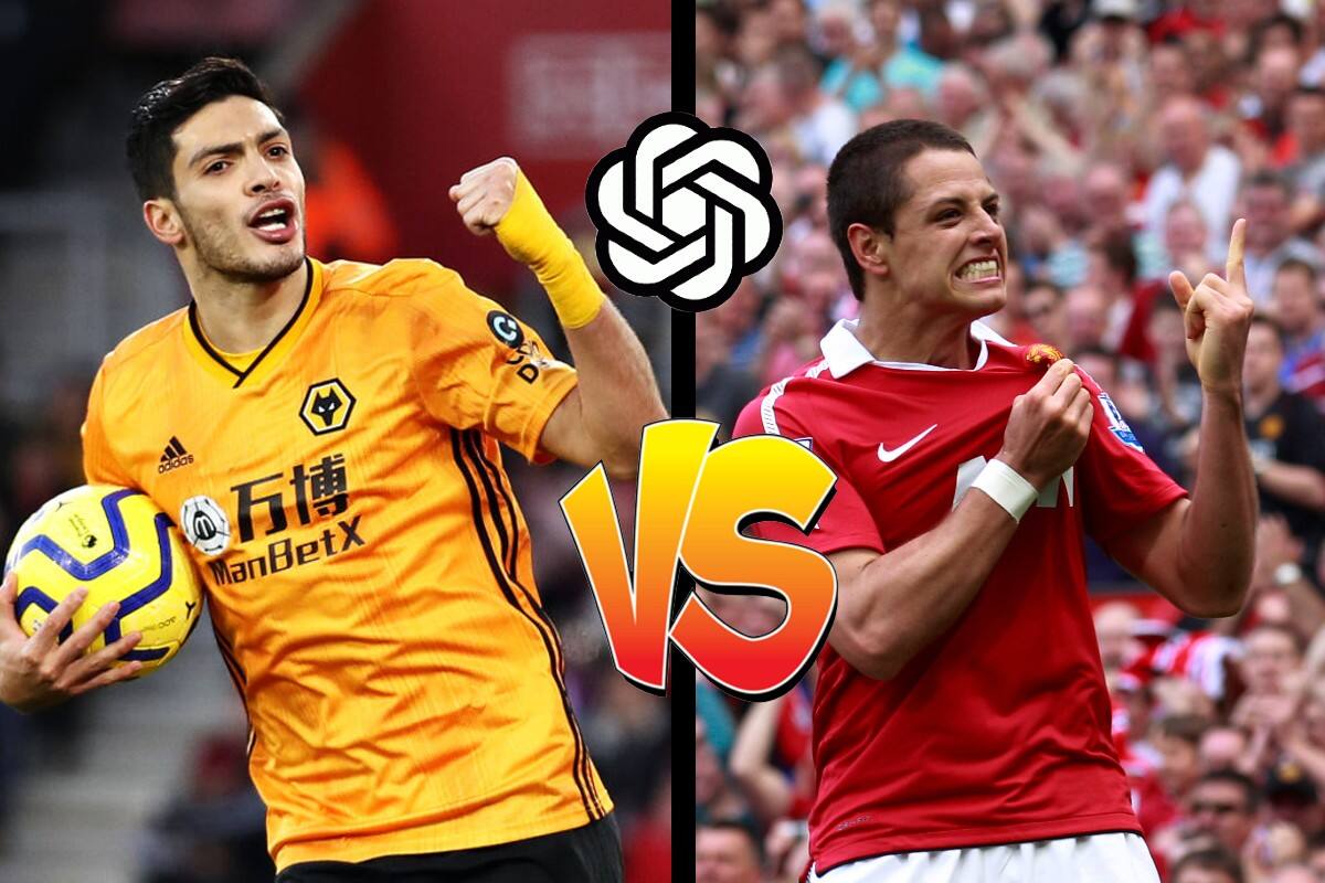 ¿Raúl Jiménez o Chicharito, quién anotaría más goles en una temporada de Premier League estando en su prime según la IA?