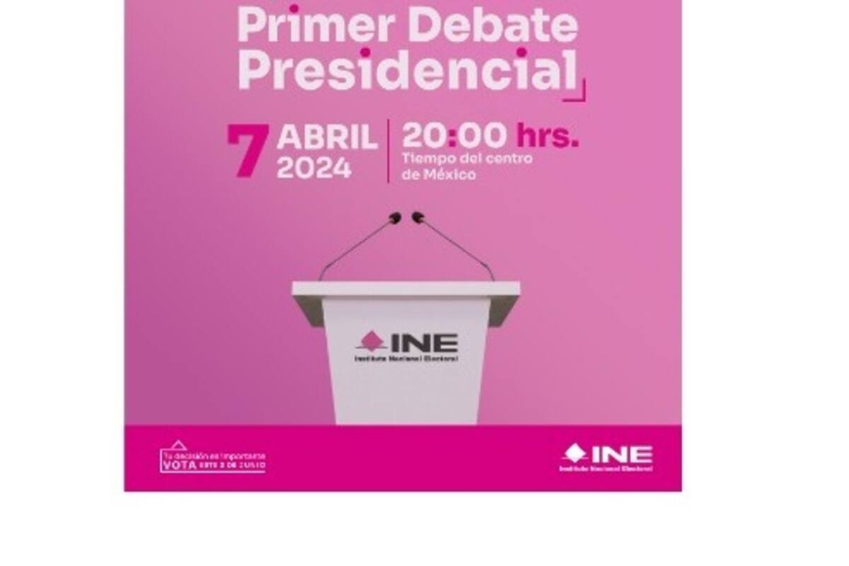 Este domingo se transmitirá el 1er debate presidencial