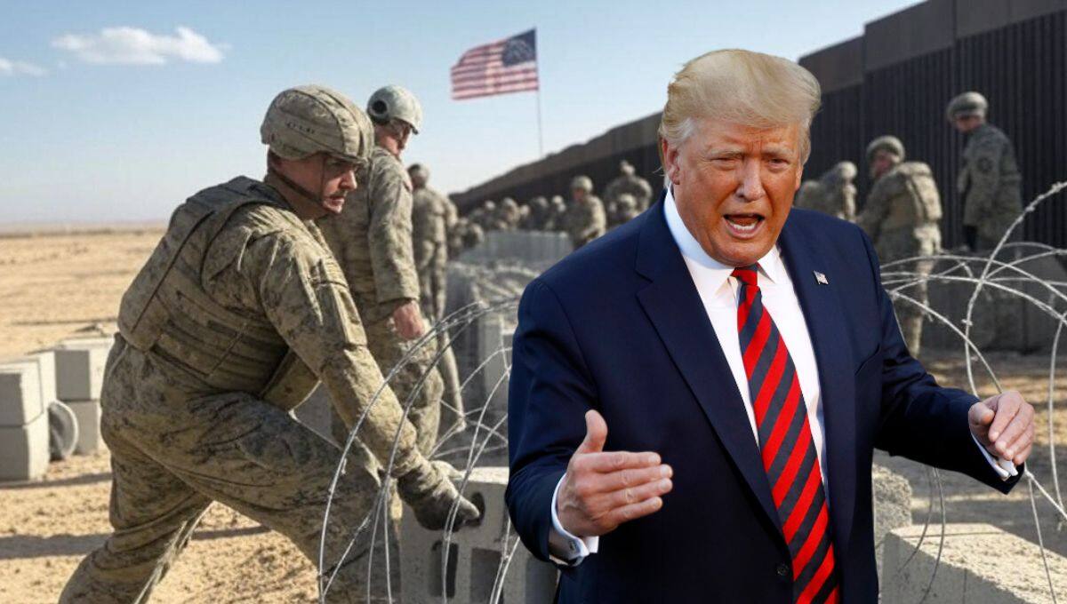 El gobierno de Donald Trump ha desplegado armamento y tecnología militar, como tanques, drones y buques de guerra, en la frontera con México para frenar la migración.