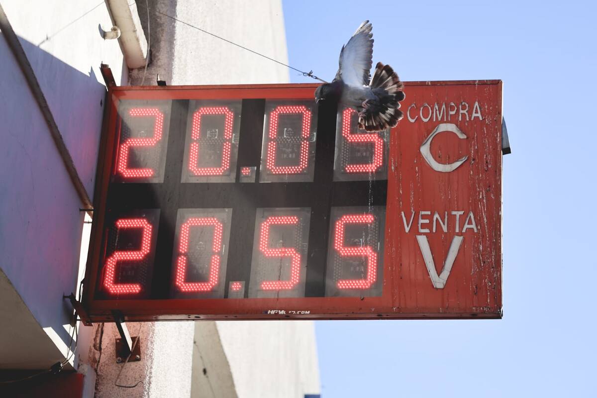 Se mantiene precio del dólar en 20.50