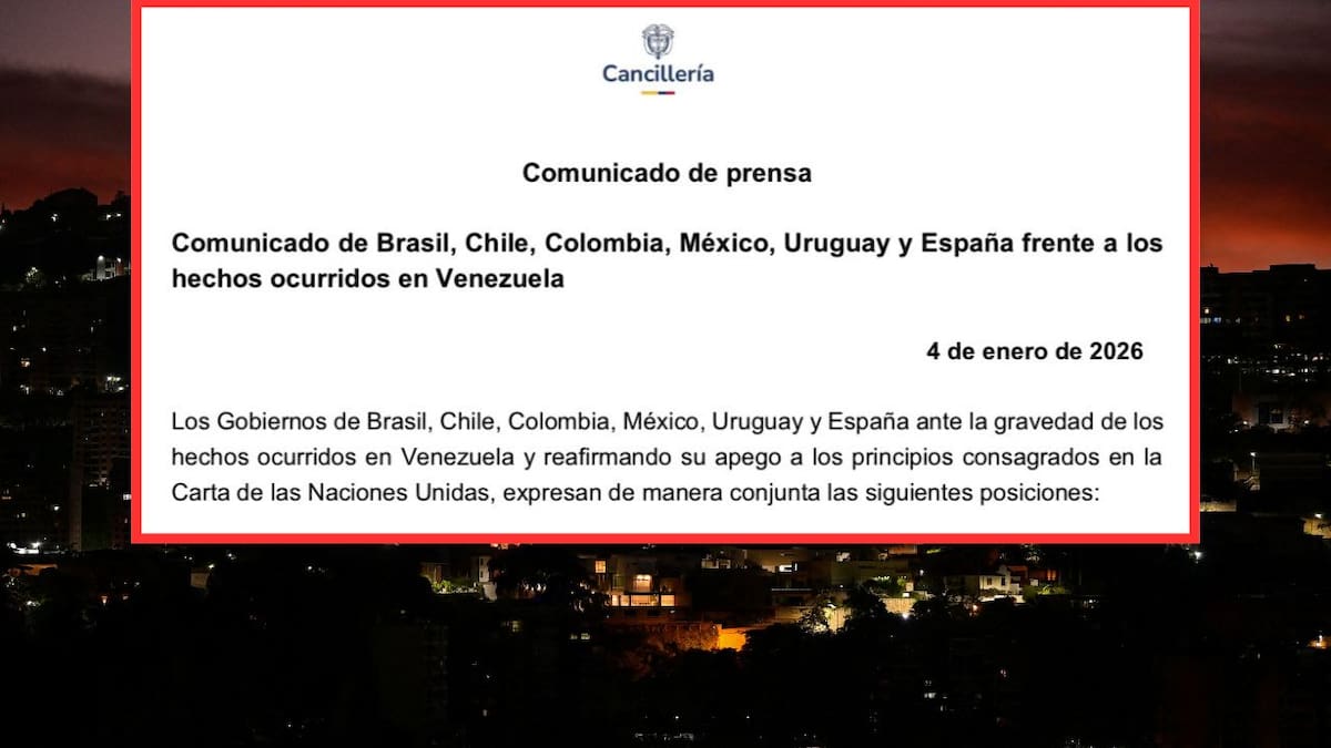 México y otros cinco países emitieron un comunicado conjunto en el que condenan la operación militar de EEUU en Venezuela y advierten sobre un “precedente peligroso”
