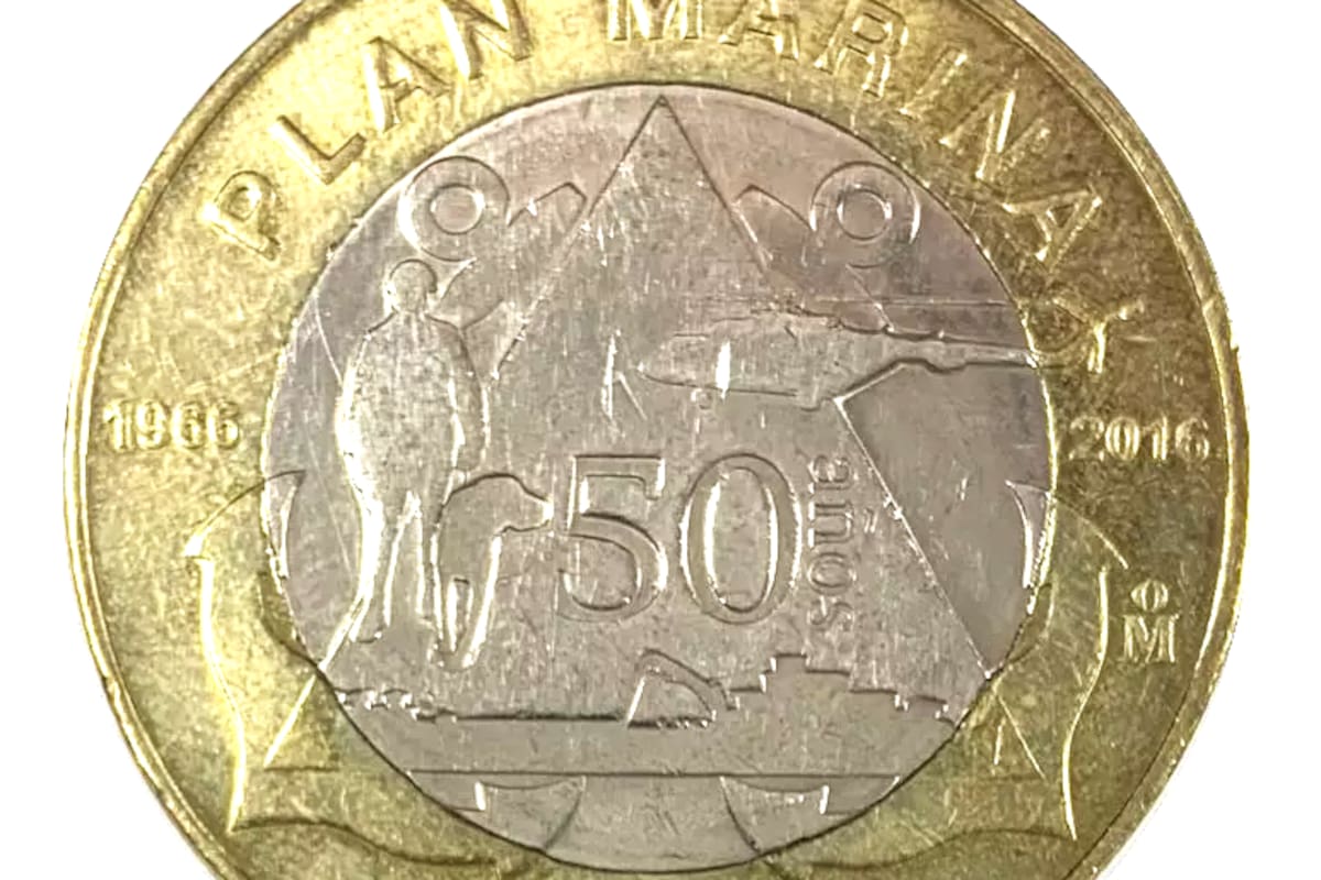 Mercado Libre: Esta moneda lanzada para recordar los 50 años del Plan Marina es vendida por 249 mil pesos