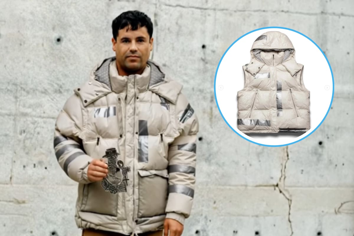 Marca de ropa lanza chamarra inspirada en “El Chapo” y desata polémica en redes