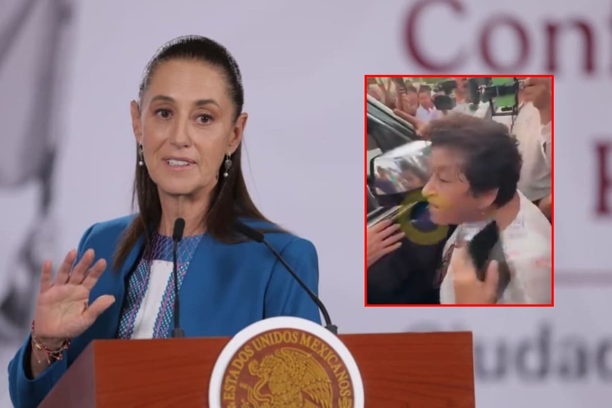 Sheinbaum explica que ya se atiende a la señora “enojada” de Tamaulipas que la increpó y golpeó su camioneta